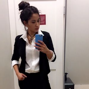 Simple Chic white button-down